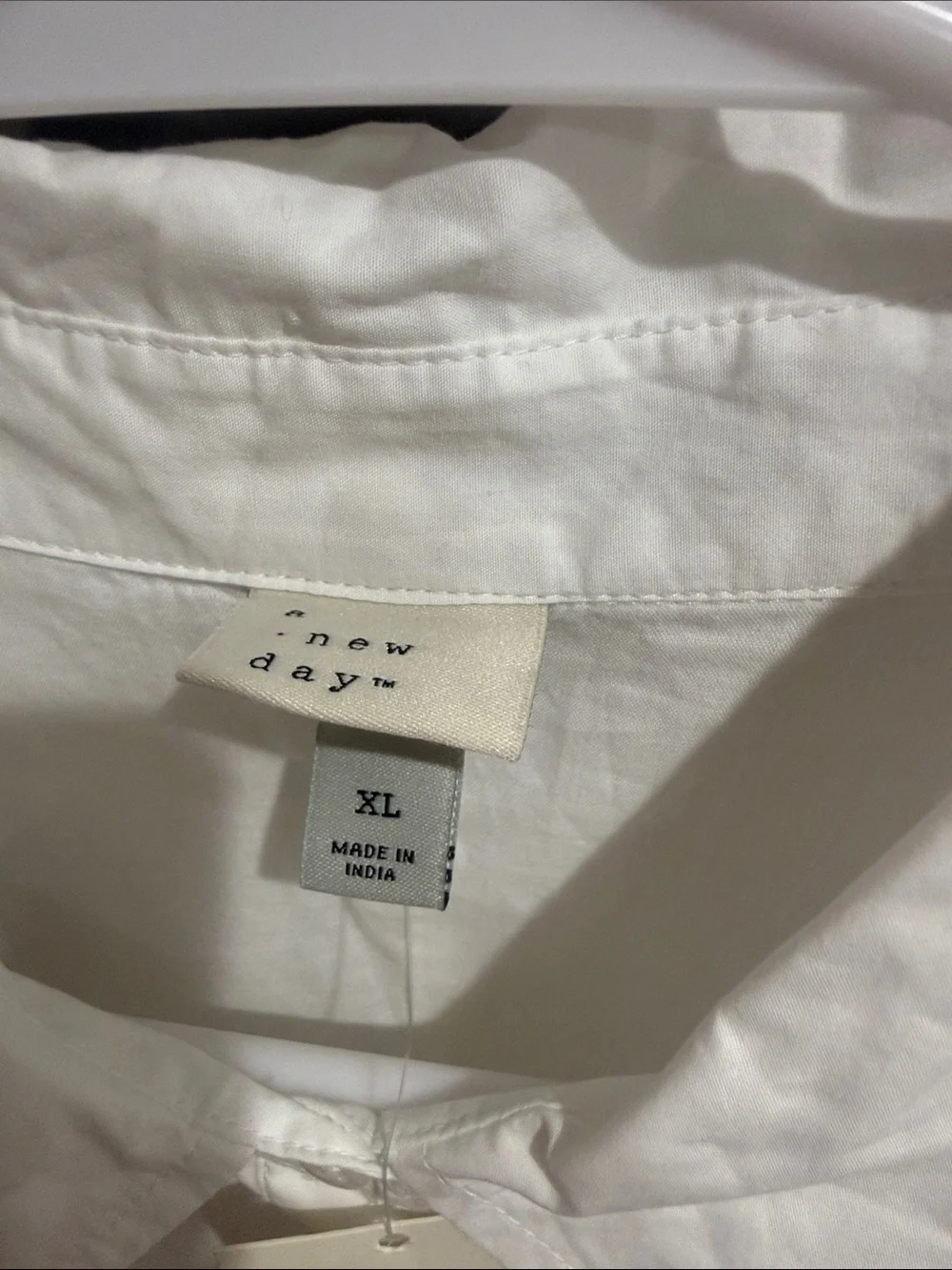 a new day White Short-Sleeve Button Shirt Dress - Picture 3 of 10